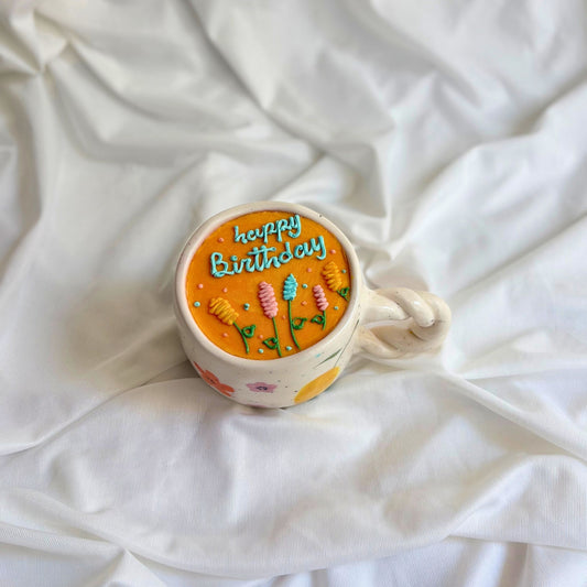 Blooming Birthday Mugnificent Cake