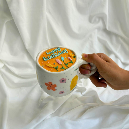 Blooming Birthday Mugnificent Cake