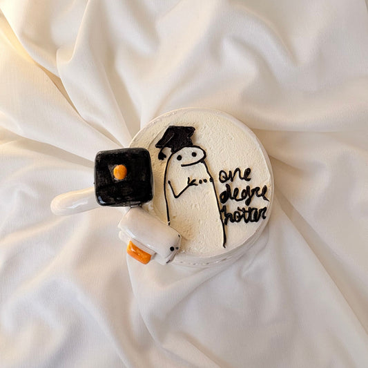 A Degree Hotter Mugnificent Cake 🎓☕✨