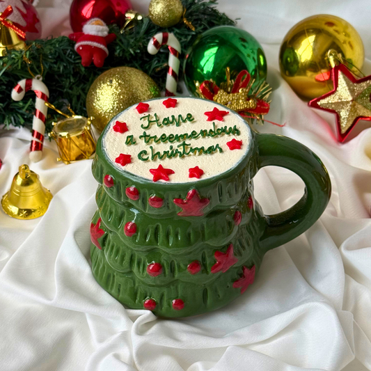 Mugnificent Treemendous Christmas Cake