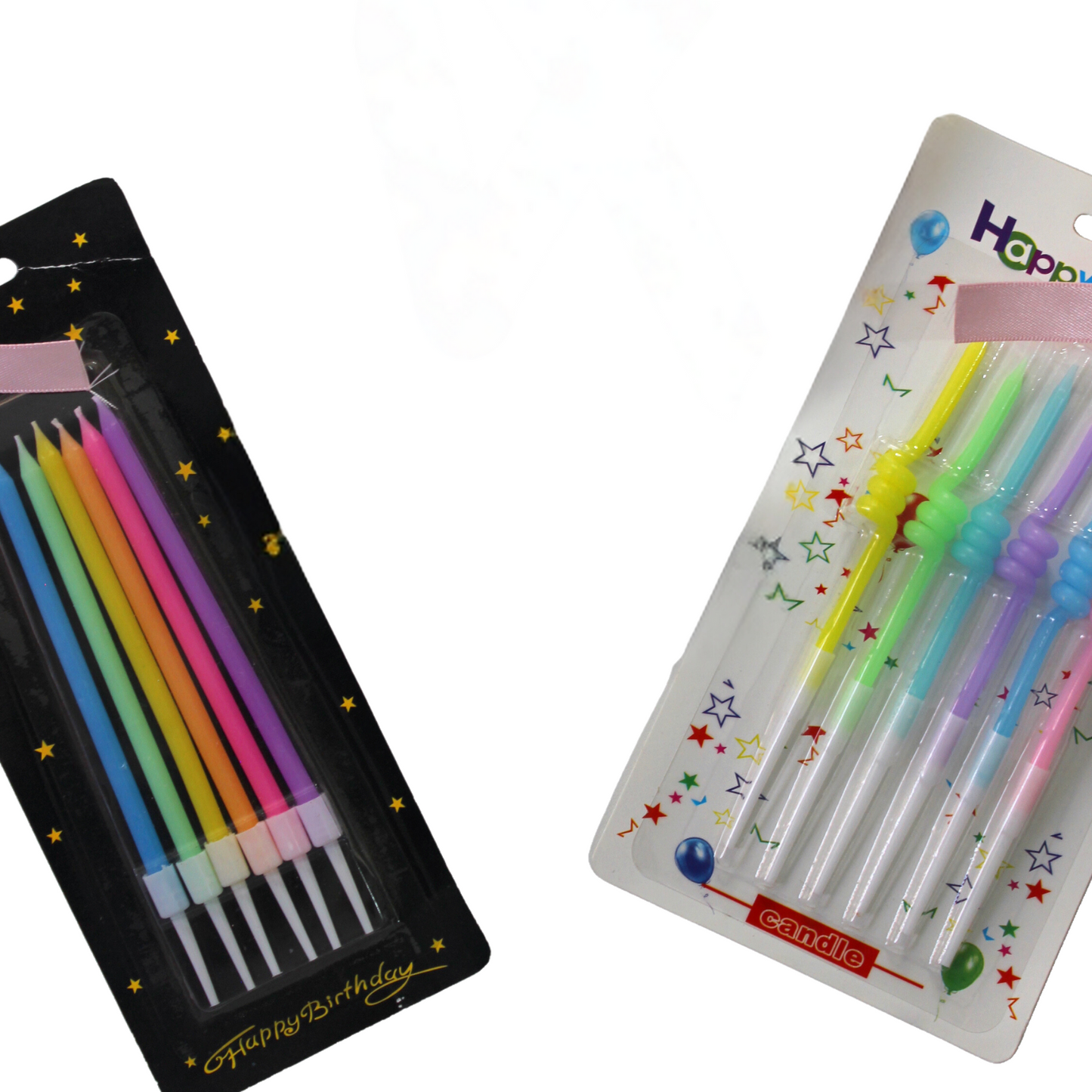 Pastel Twisty Candles