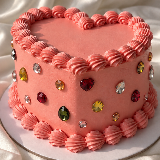 The Blush Jewel Cake
