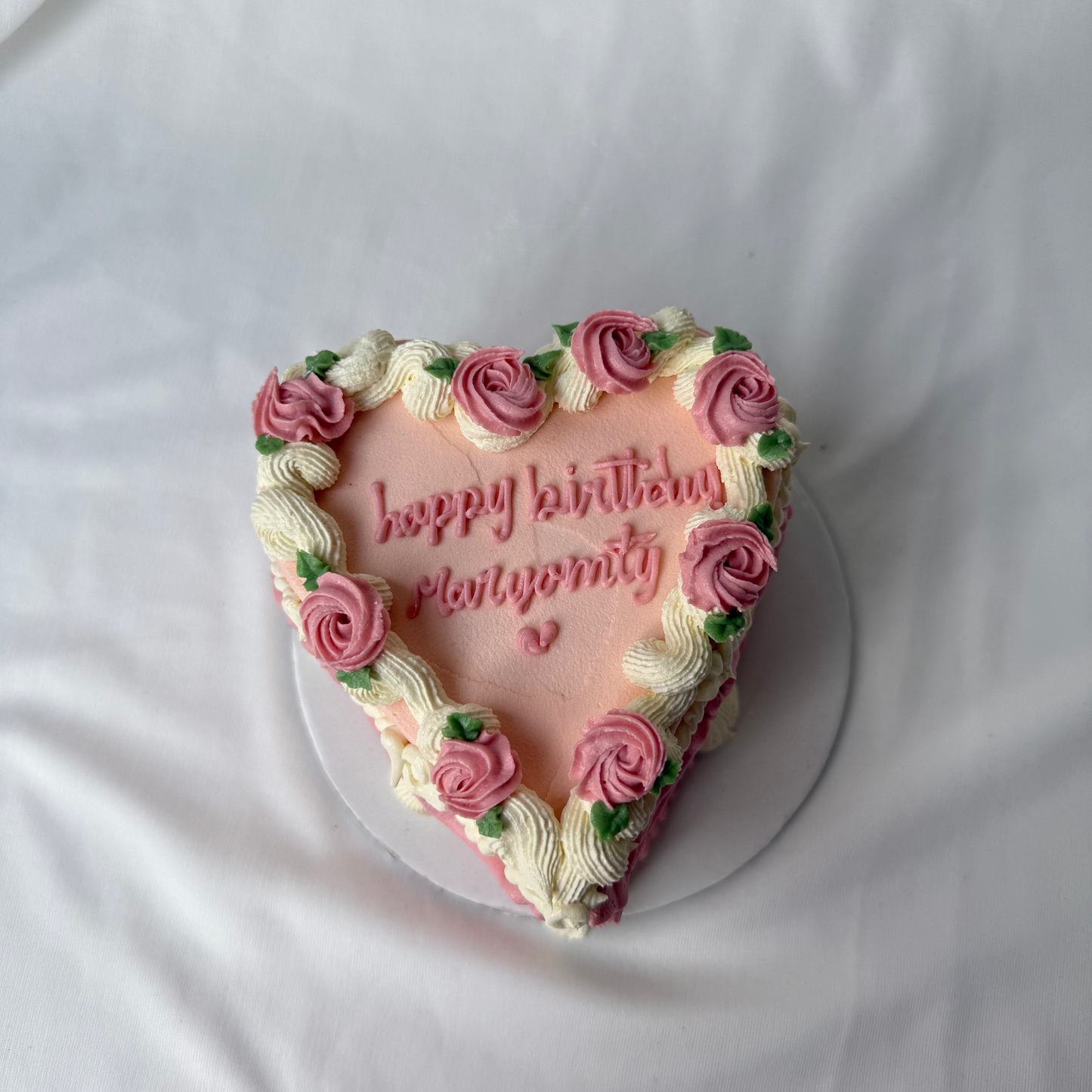 Floral Heart Cake