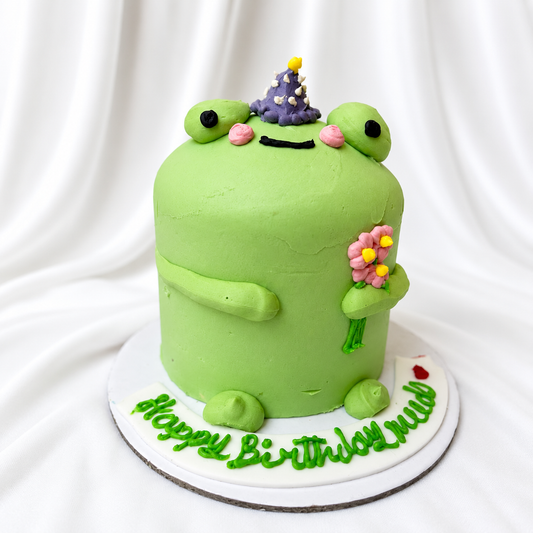 Froggy Birthday Cake