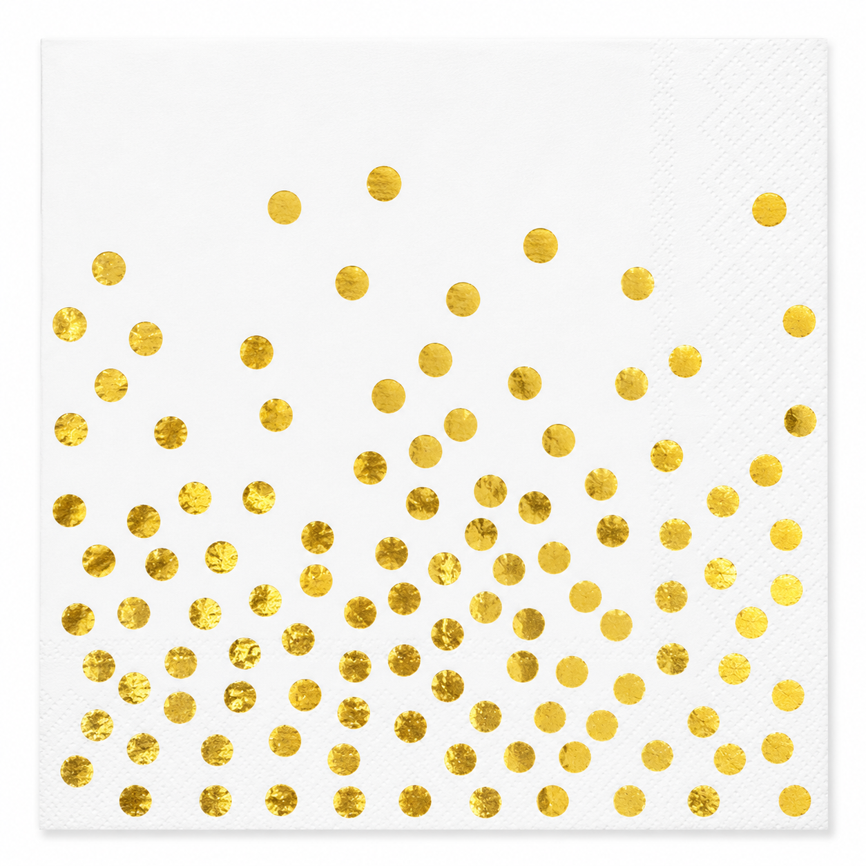Gold Dots Paper Napkins