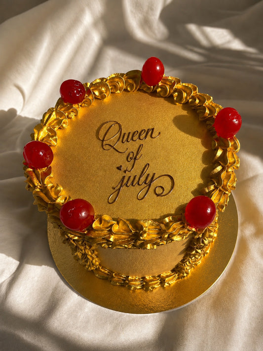 Golden Cherry Cake