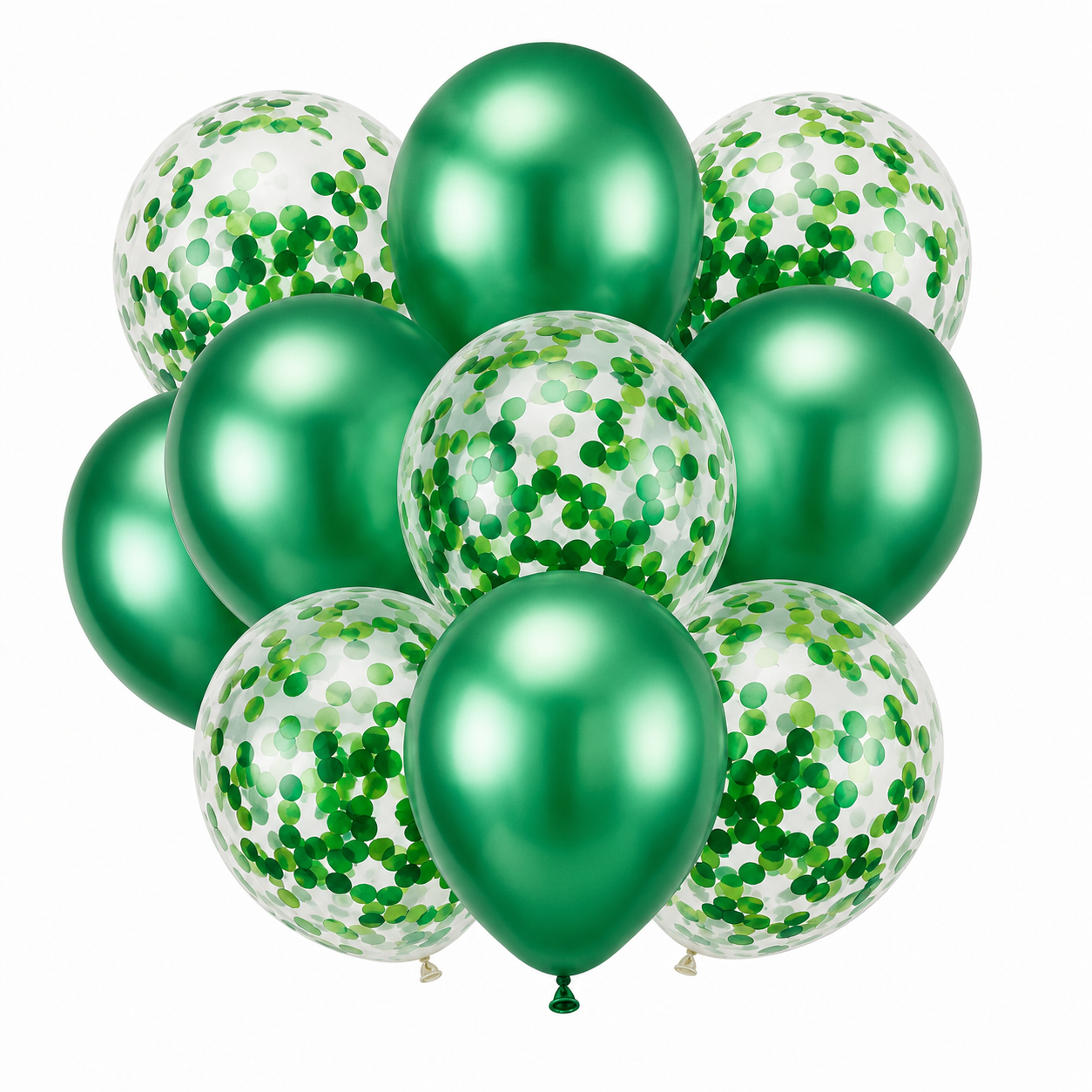 Green Confetti Balloon Kit