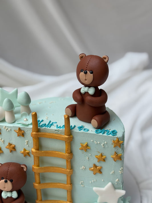 Little Star Bear Cake 🧸
