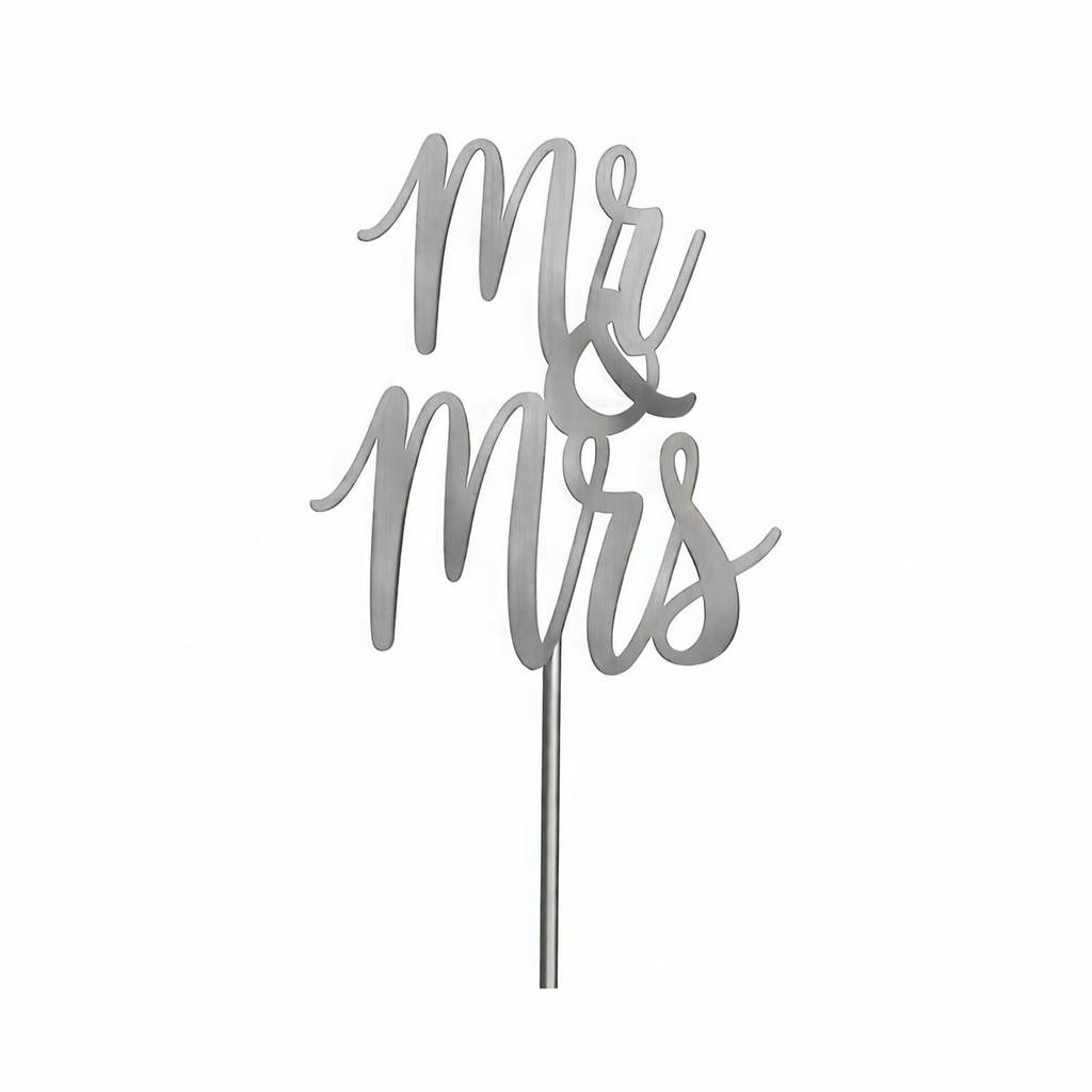 Mr & Mrs Cake Topper