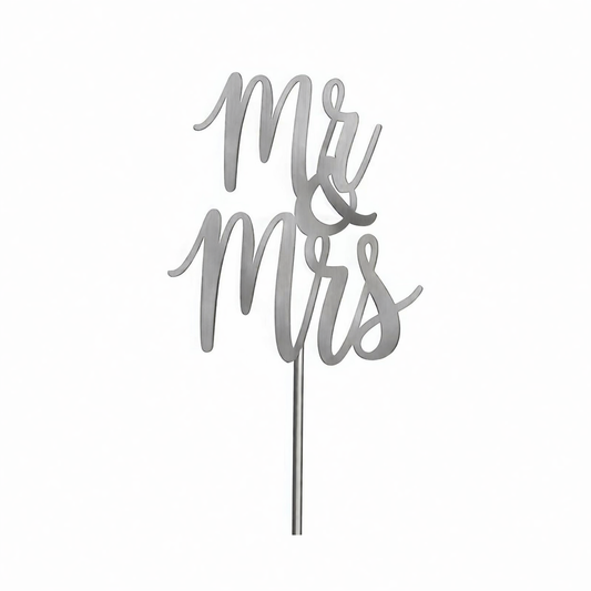 Mr & Mrs Cake Topper