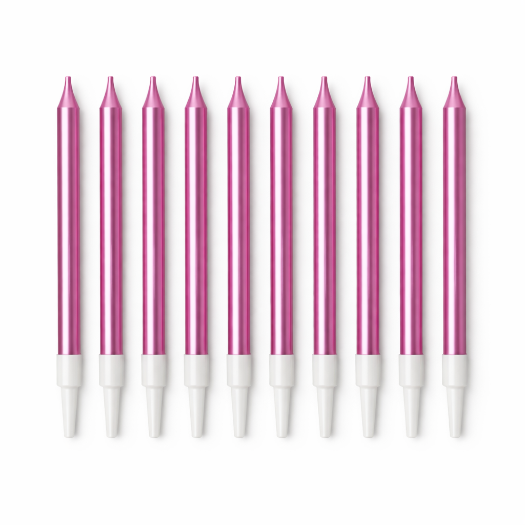 Rose Pink Candle Set