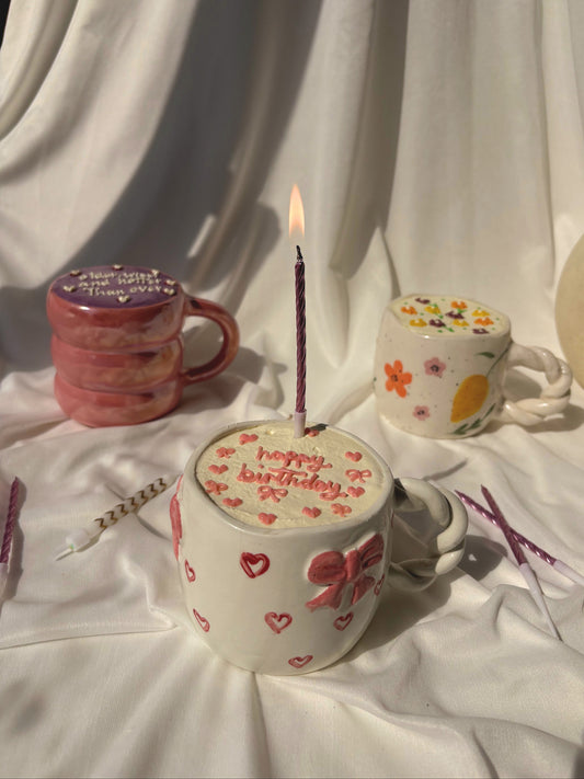 Birthday Coquette Mug Cake