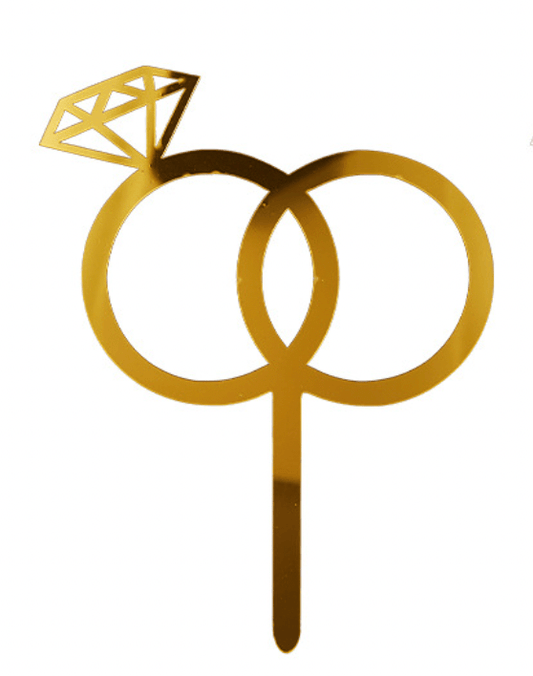 Gold Ring Cake Topper! - Nino’s Bakery