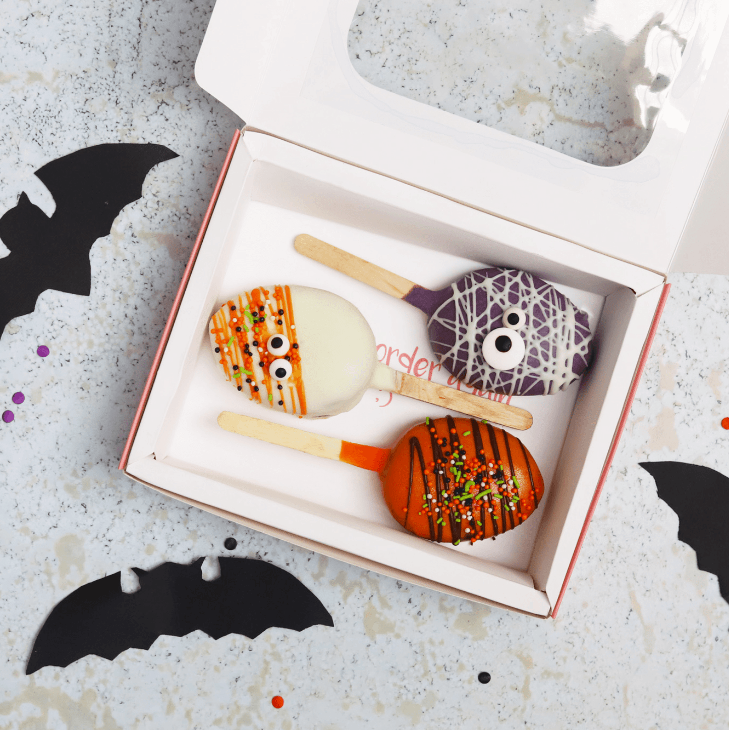 Halloween Cake Popsicles! - Nino’s Bakery