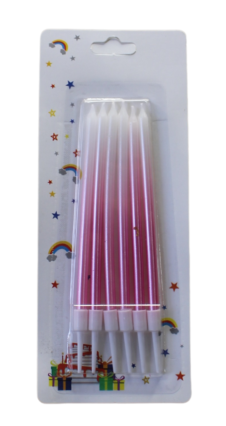 Colorful Ombre Colored Candles