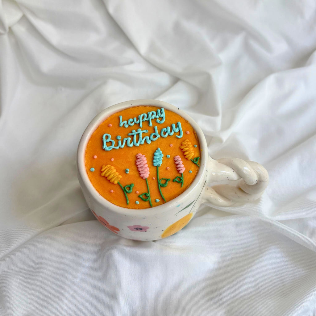 Blooming Birthday Mugnificent Cake