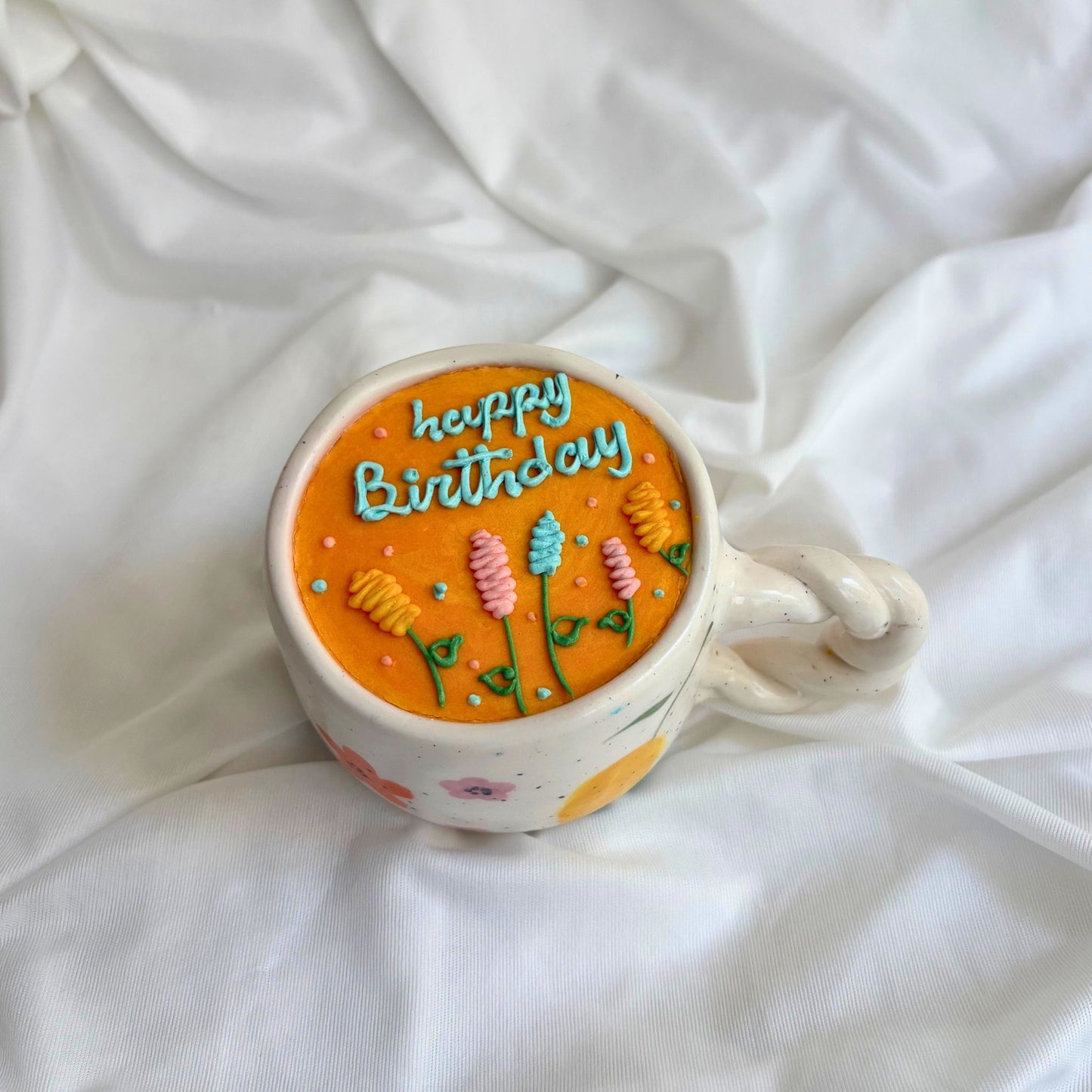 Blooming Birthday Mugnificent Cake