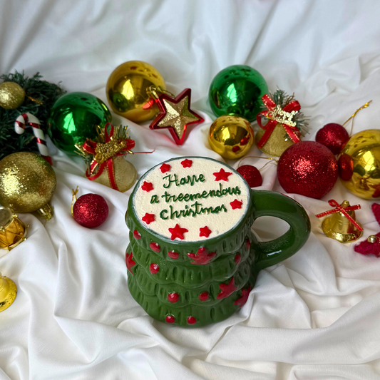 Mugnificent Treemendous Christmas Cake
