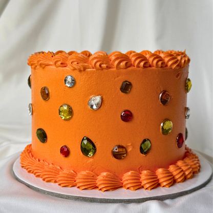 ✨ The Rhinestone Showstopper Cake – Show Girl Collection ✨