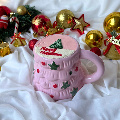 Mugnificent Pink Noël Cake