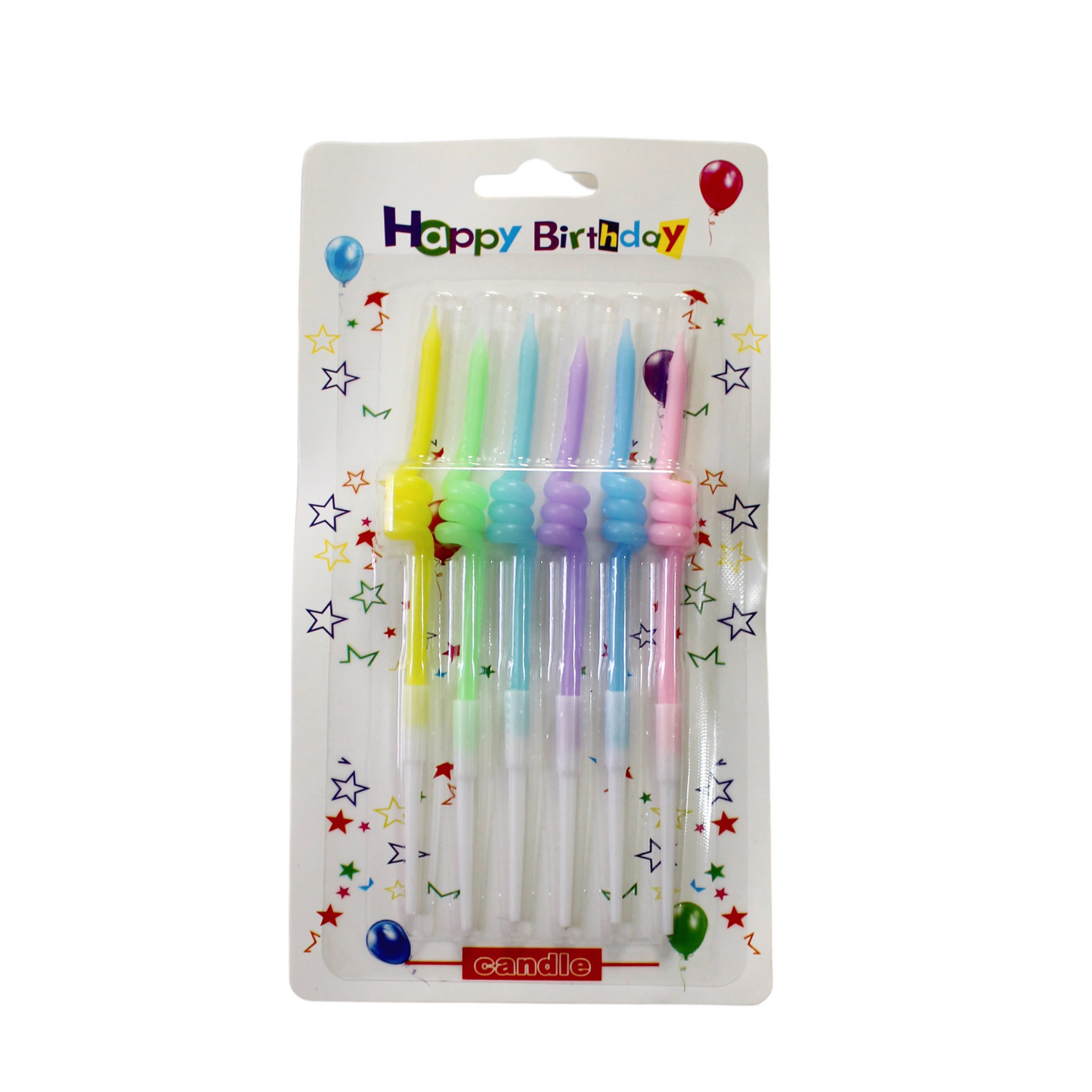 Pastel Twisty Candles