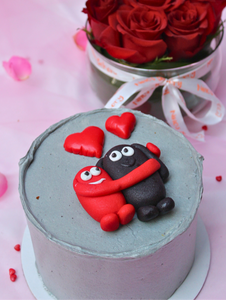 Love Bug Hug Cake