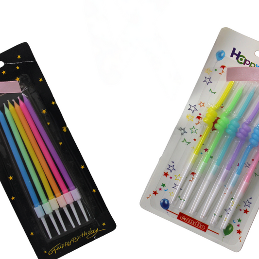 Pastel Twisty Candles