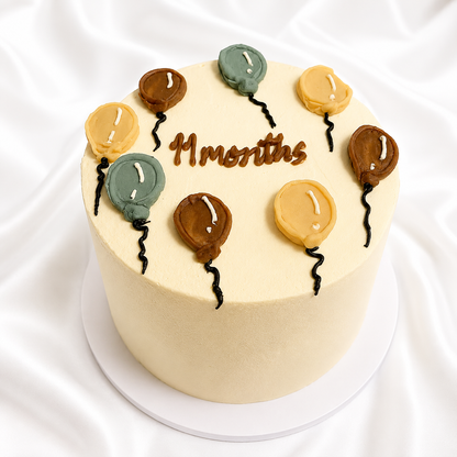 The Balloon Milestone Cake