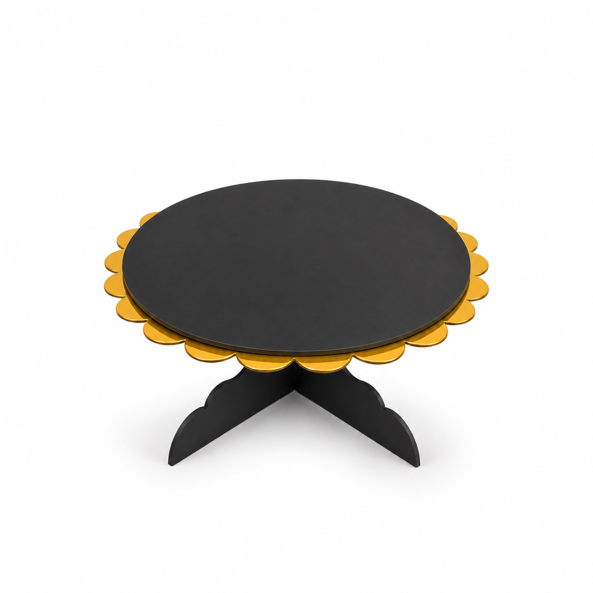Black Gold Cake Stand