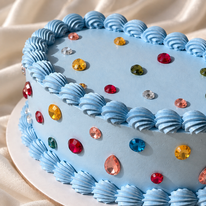 The Blue Jewel Cake