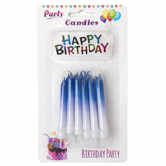 Blue Ombre Candle Set