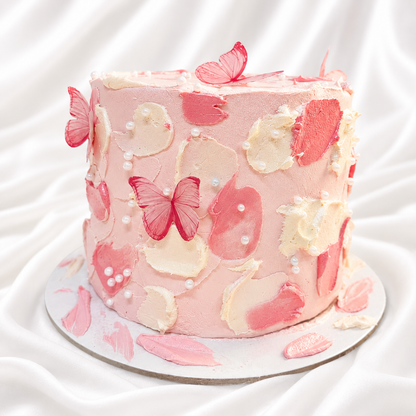 The Blush Butterfly Cake