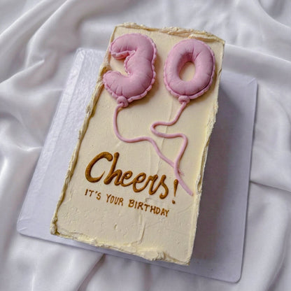 Cheers to 30 Cake!