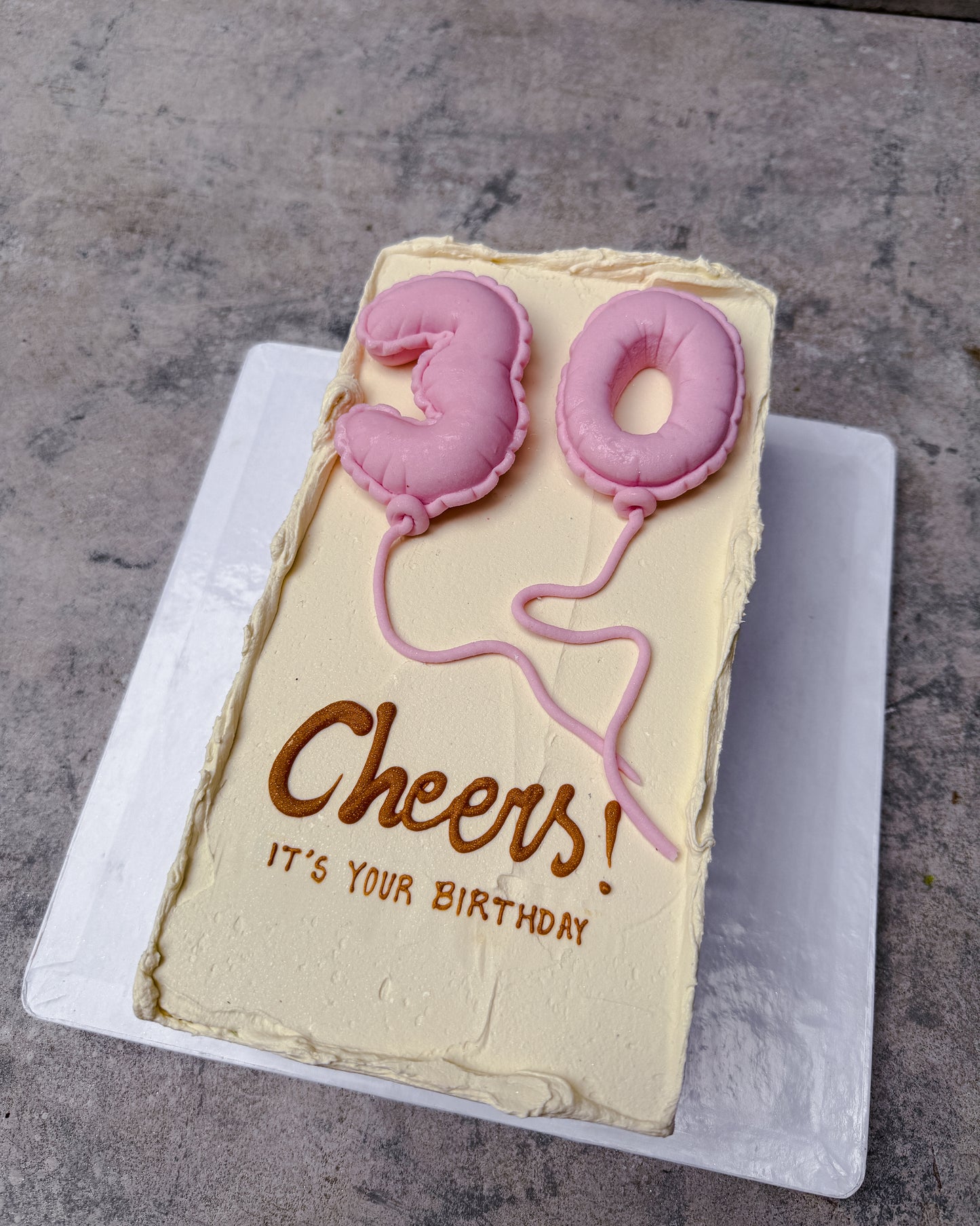 Cheers to 30 Cake!