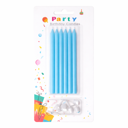 Classic baby blue candle set