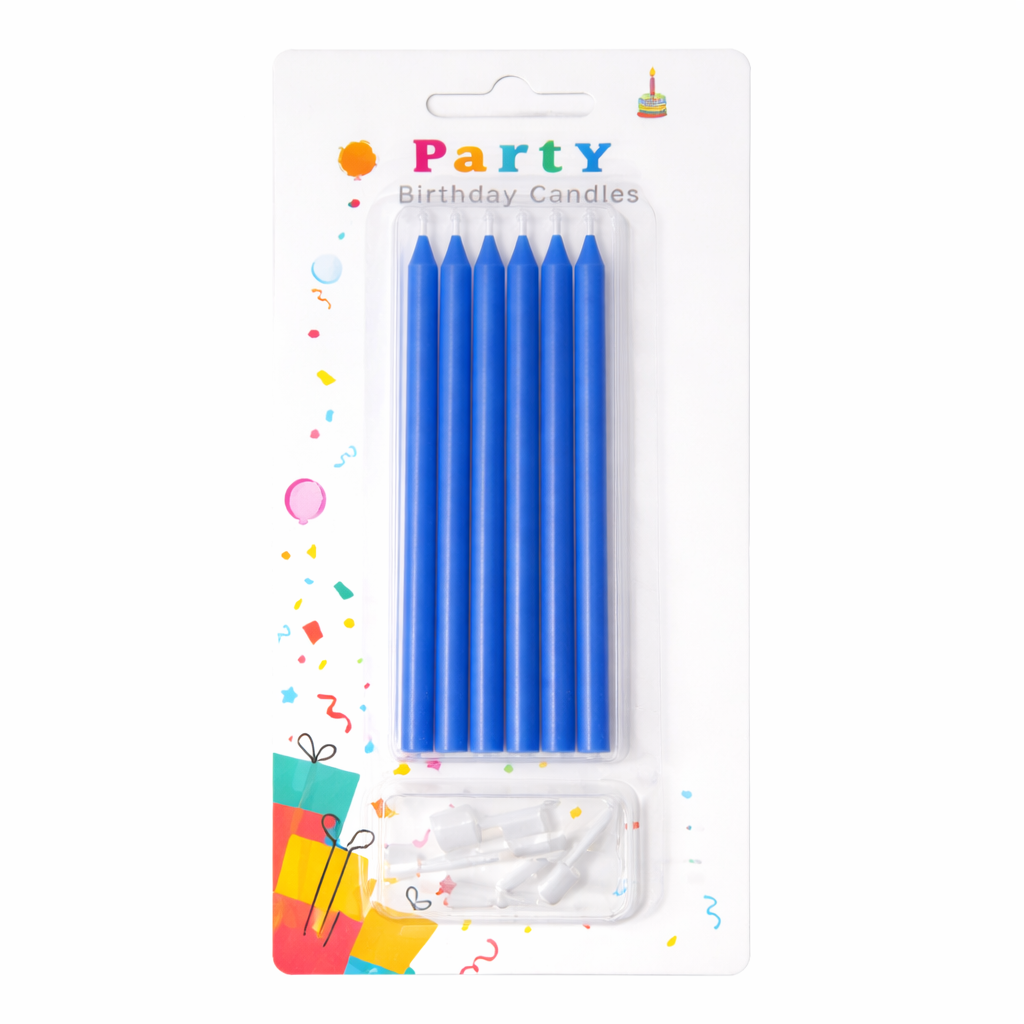 Classic blue candle set