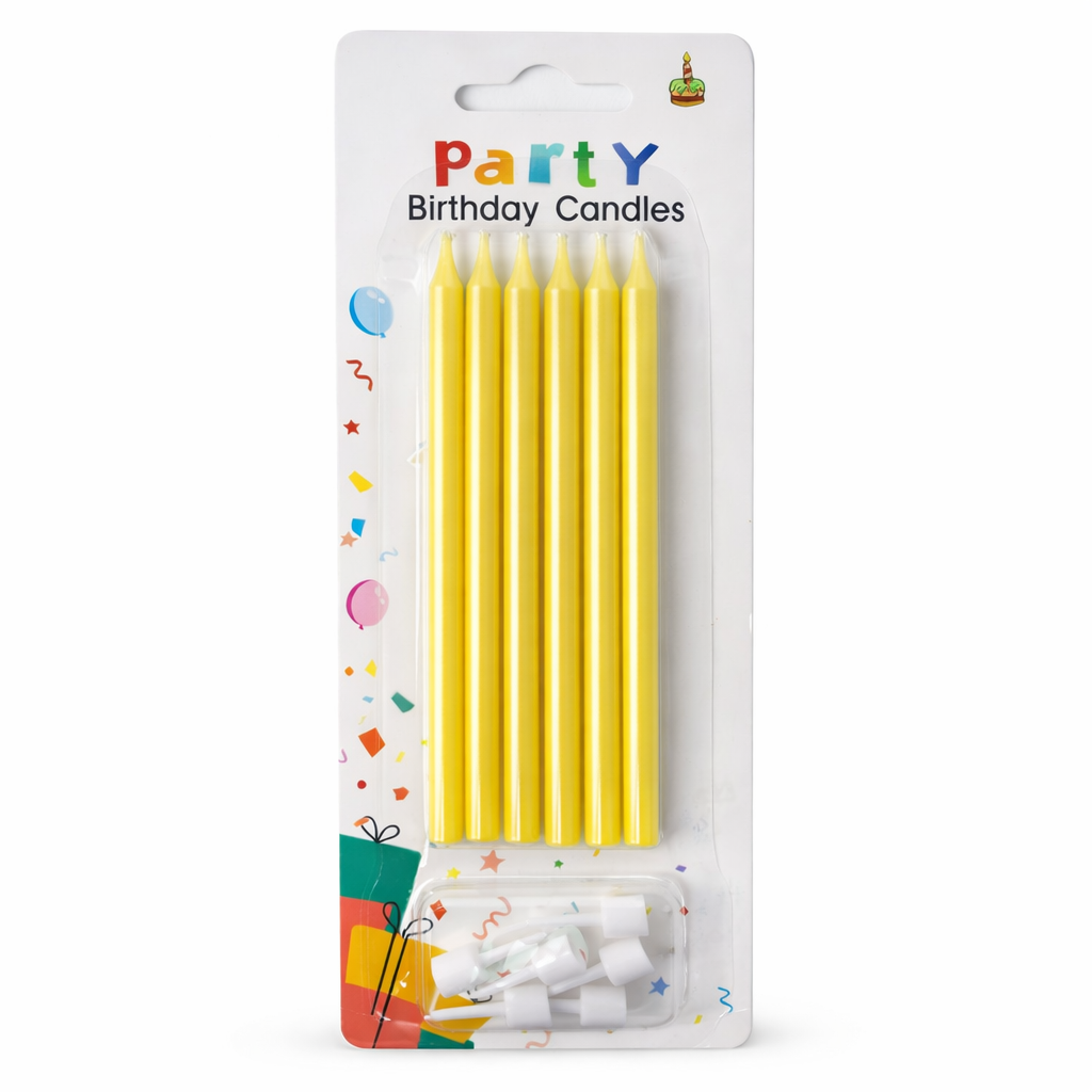 Classic yellow candle set