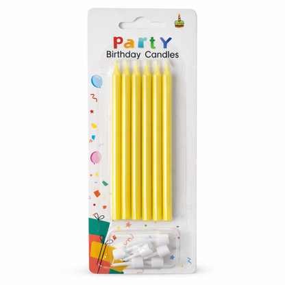 Classic yellow candle set