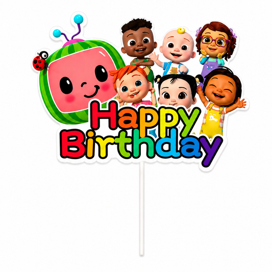 CoComelon Friends Cake Topper Set