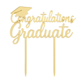 Congratulations Graduate topper with academic style