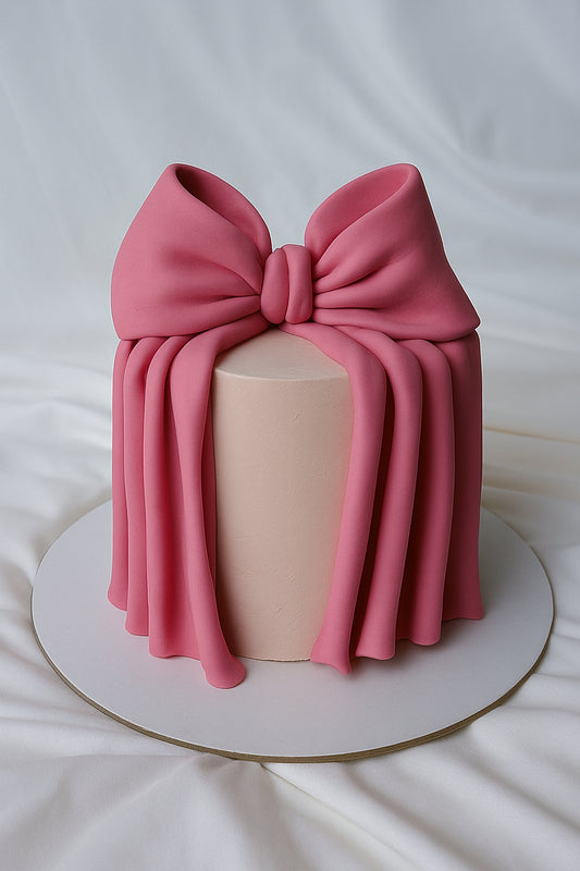 The Power Bow Cake – Pink October Edition