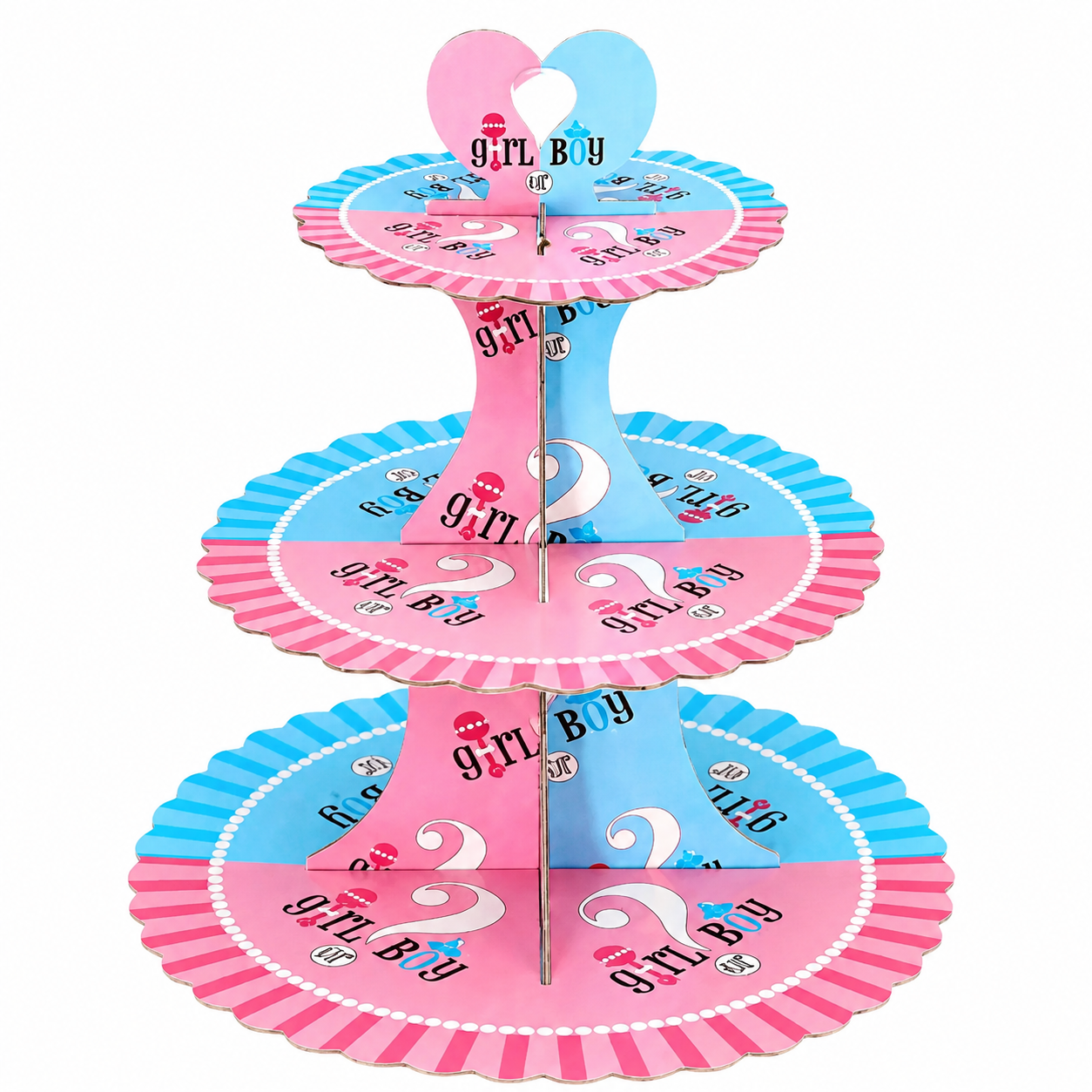 Gender Reveal Cupcake Stand