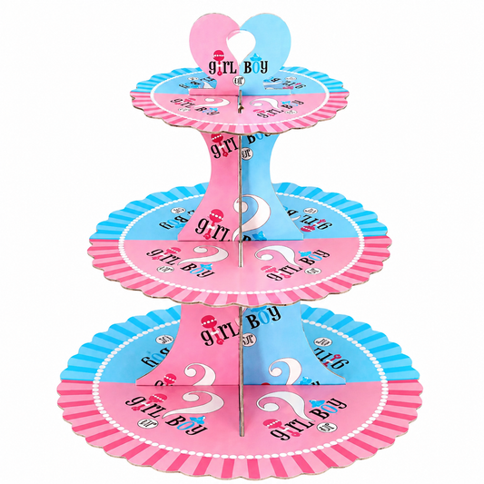 Gender Reveal Cupcake Stand