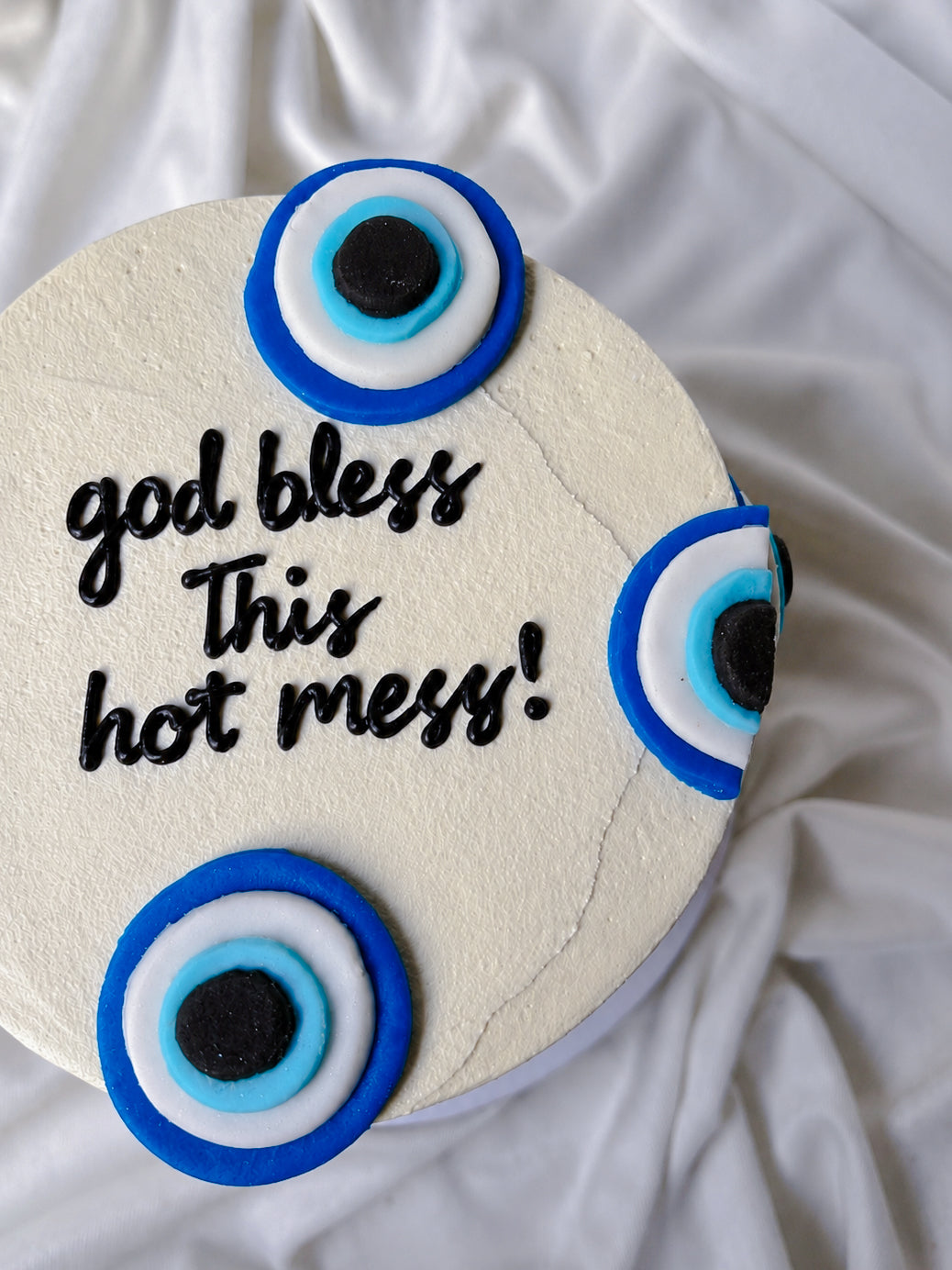 God Bless This Hot Mess Cake
