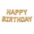 Gold Happy Birthday Balloon Set