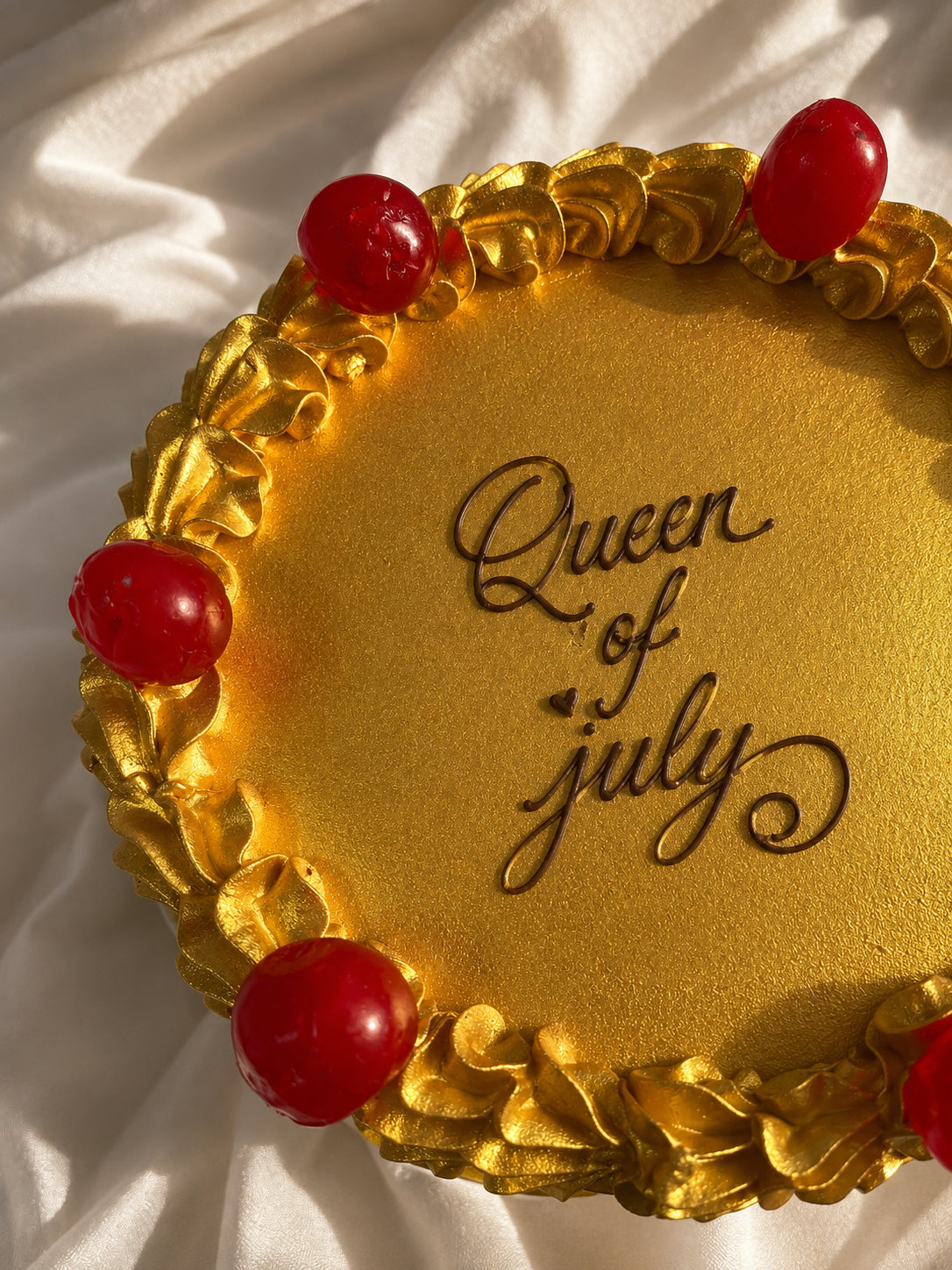 Golden Cherry Cake