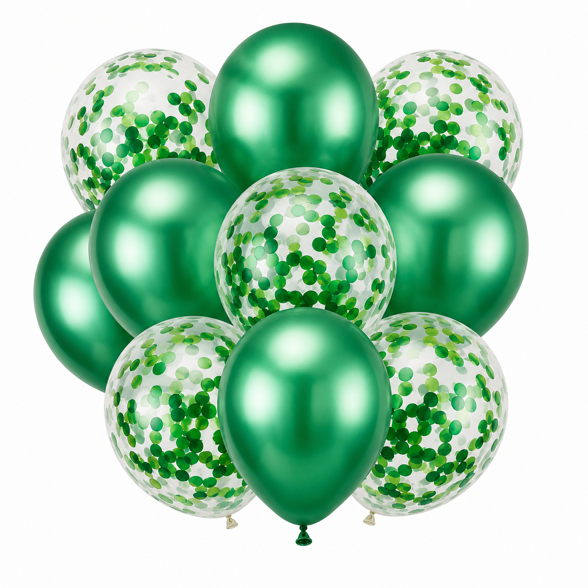 Green Confetti Balloon Kit