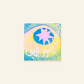 Colorful Habibi Ya Nour El Ein card with a star design on a white background