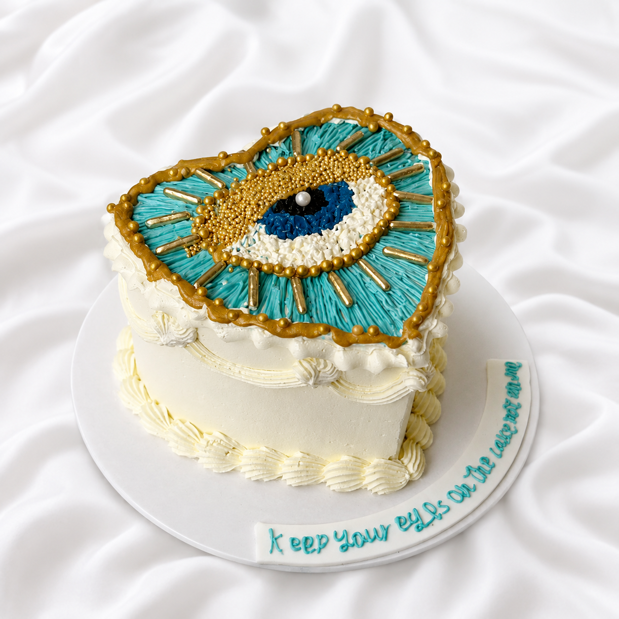 Blue Eye Blessing Cake