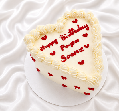 Heartfelt Birthday Cake